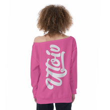 Load image into Gallery viewer, UTO IV Oversized Women's Off-Shoulder Sweatshirt
