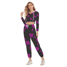 Load image into Gallery viewer, UTO IV &quot;Spider Crab&quot; Women&#39;s Crop Hoodie Sports Set
