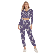 Load image into Gallery viewer, UTO IV Women&#39;s Crop Hoodie Sports Set

