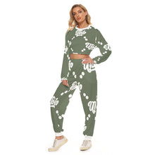 Load image into Gallery viewer, UTO IV Women&#39;s Crop Sweatshirt Suit
