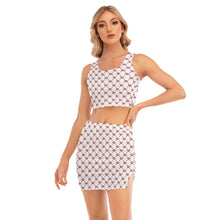 Load image into Gallery viewer, UTO IV Women&#39;s Camisole And Hip Skirt Suit
