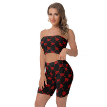 Load image into Gallery viewer, UTO IV Women&#39;s Breast Wrap Shorts Suit
