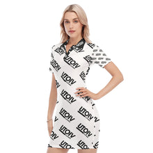 Load image into Gallery viewer, UTO IV Women&#39;s Polo Collar Dress
