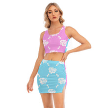 Load image into Gallery viewer, UTO IV Women&#39;s Camisole And Hip Skirt Suit
