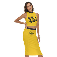 Load image into Gallery viewer, UTO IV Women&#39;s Tank Top &amp; Split High Skirt Set
