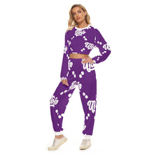 Load image into Gallery viewer, UTO IV Women&#39;s Crop Sweatshirt Suit
