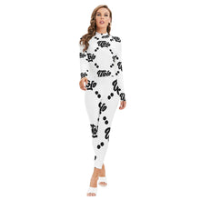 Load image into Gallery viewer, UTO IV &quot;Dalmatian&quot; Women&#39;s Long-sleeved High-neck Jumpsuit With Zipper
