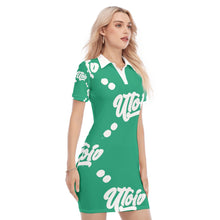 Load image into Gallery viewer, UTO IV Women&#39;s Polo Collar Dress
