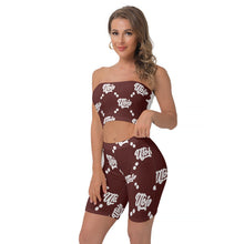 Load image into Gallery viewer, UTO IV Women&#39;s Breast Wrap Shorts Suit
