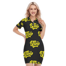 Load image into Gallery viewer, UTO IV Women&#39;s Polo Collar Dress
