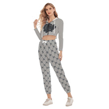 Load image into Gallery viewer, UTO IV Women&#39;s Crop Hoodie Sports Set

