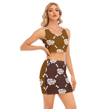Load image into Gallery viewer, UTO IV Women&#39;s Camisole And Hip Skirt Suit
