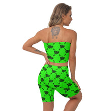Load image into Gallery viewer, UTO IV Women&#39;s Breast Wrap Shorts Suit
