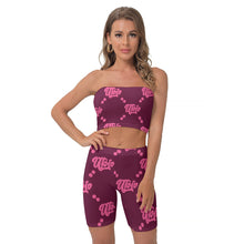 Load image into Gallery viewer, UTO IV Women&#39;s Breast Wrap Shorts Suit
