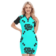 Load image into Gallery viewer, UTO IV Women&#39;s Polo Collar Dress
