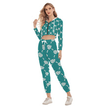 Load image into Gallery viewer, UTO IV Women&#39;s Crop Hoodie Sports Set

