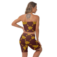 Load image into Gallery viewer, UTO IV Women&#39;s Breast Wrap Shorts Suit
