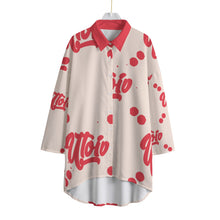Load image into Gallery viewer, UTO IV &quot;Cheesecake&quot; Women&#39;s Chiffon Shirt With Elbow Sleeve
