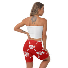 Load image into Gallery viewer, UTO IV Women&#39;s Breast Wrap Shorts Suit
