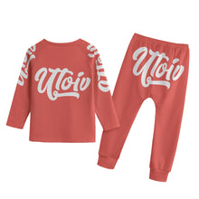 Load image into Gallery viewer, UTO IV Kid&#39;s Knitted Fleece Set
