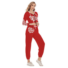 Load image into Gallery viewer, UTO IV Women&#39;s Crop Hoodie Sports Set
