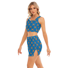 Load image into Gallery viewer, UTO IV Women&#39;s Camisole And Hip Skirt Suit
