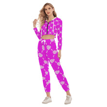 Load image into Gallery viewer, UTO IV Women&#39;s Crop Hoodie Sports Set
