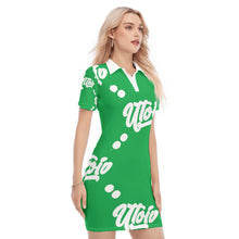 Load image into Gallery viewer, UTO IV Women&#39;s Polo Collar Dress
