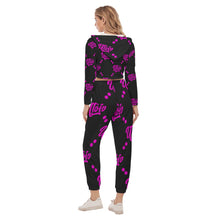Load image into Gallery viewer, UTO IV &quot;Spider Crab&quot; Women&#39;s Crop Hoodie Sports Set
