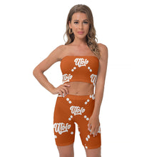 Load image into Gallery viewer, UTO IV Women&#39;s Breast Wrap Shorts Suit
