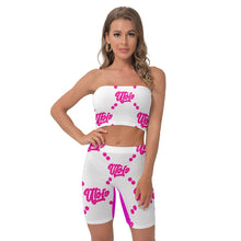 Load image into Gallery viewer, UTO IV Women&#39;s Breast Wrap Shorts Suit
