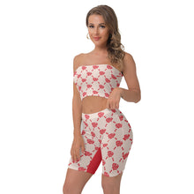 Load image into Gallery viewer, UTO IV &quot;Cheesecake&quot; Women&#39;s Breast Wrap Shorts Suit
