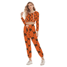 Load image into Gallery viewer, UTO IV Women&#39;s Crop Hoodie Sports Set
