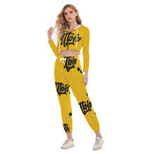 Load image into Gallery viewer, UTO IV Women&#39;s Crop Hoodie Sports Set
