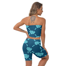 Load image into Gallery viewer, UTO IV Women&#39;s Breast Wrap Shorts Suit
