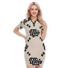 Load image into Gallery viewer, UTO IV Women&#39;s Polo Collar Dress
