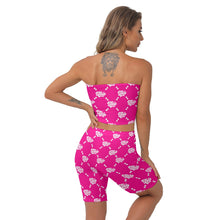 Load image into Gallery viewer, UTO IV Women&#39;s Breast Wrap Shorts Suit
