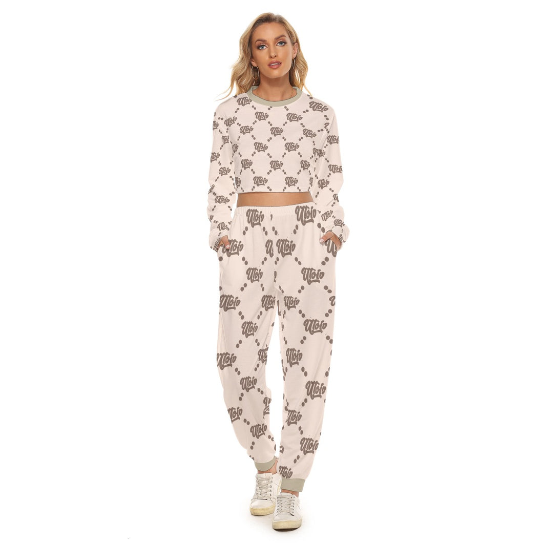 UTO IV Women's Crop Sweatshirt Suit