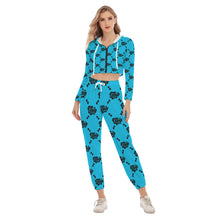 Load image into Gallery viewer, UTO IV Women&#39;s Crop Hoodie Sports Set
