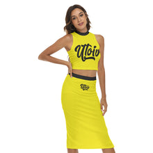 Load image into Gallery viewer, UTO IV Women&#39;s Tank Top &amp; Split High Skirt Set
