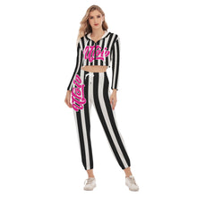 Load image into Gallery viewer, UTO IV Women&#39;s Crop Hoodie Sports Set
