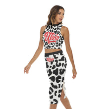 Load image into Gallery viewer, UTO IV Women&#39;s Tank Top &amp; Split High Skirt Set
