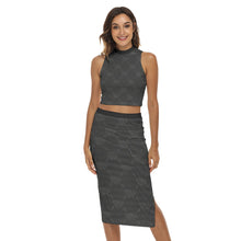 Load image into Gallery viewer, UTO IV &quot;Midnight&quot; Women&#39;s Tank Top &amp; Split High Skirt Set

