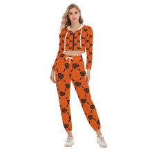 Load image into Gallery viewer, UTO IV Women&#39;s Crop Hoodie Sports Set
