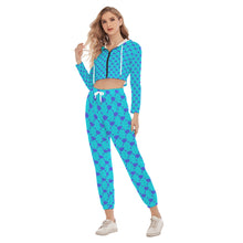 Load image into Gallery viewer, UTO IV Women&#39;s Crop Hoodie Sports Set
