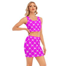 Load image into Gallery viewer, UTO IV Women&#39;s Camisole And Hip Skirt Suit
