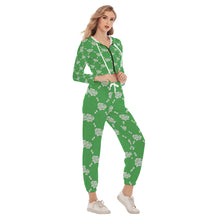 Load image into Gallery viewer, UTO IV Women&#39;s Crop Hoodie Sports Set

