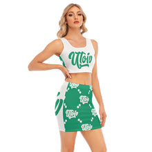 Load image into Gallery viewer, UTO IV Women&#39;s Camisole And Hip Skirt Suit
