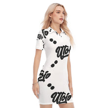 Load image into Gallery viewer, UTO IV &quot;Dalmatian&quot; Women&#39;s Polo Collar Dress
