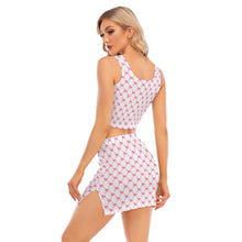 Load image into Gallery viewer, UTO IV Women&#39;s Camisole And Hip Skirt Suit

